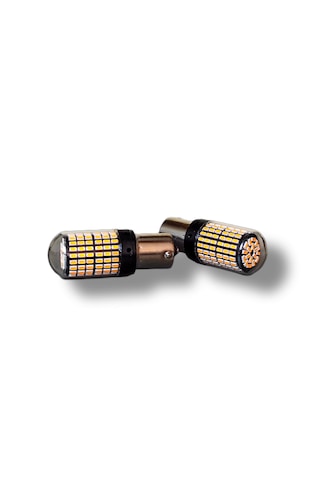Turuncu Led Sinyal Ampulü 144 Ledli Amber Led 93 Ampul 12v 2 Adet