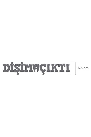 Turuncu Dişim Çıktı Yazılı Banner, Diş Buğdayı, Doğum Günü Süsü, Simli Eva Banner Tüm Yaşlar