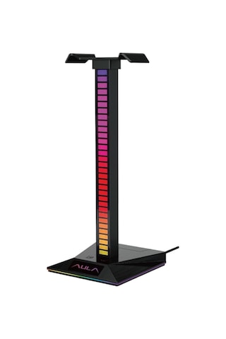 Aula F65 Aux Type-c Ve Usb-a Hub RGB Kulaklık Standı