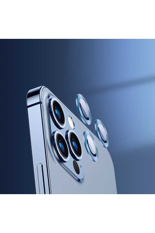 Apple Uyumlu iPhone 13 Mini Zore Cl-02 Kamera Lens Koruyucu Mor
