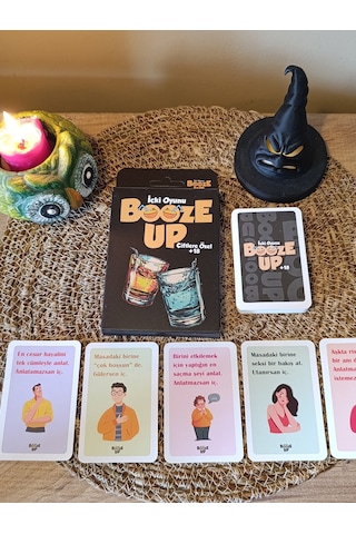 Booze Up İçki Oyunu +18 - Kese Hediyeli 50 Kart Çiftler İçin Eğlenceli Kart Oyunu