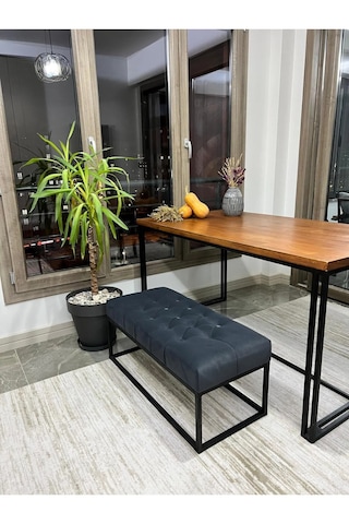 Antrasit Kapı Önü Mutfak Balkon Yemek Masası Ayak Ucu Bench