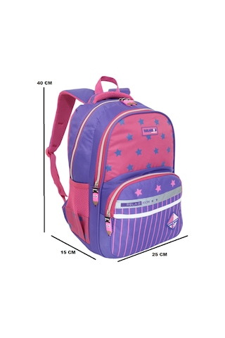 Kidessa 1044 Anatomik İlkokul Çantası - NKT01044-Mor Pembe-TEK EB