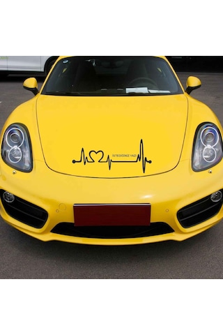 Nabız Atışı Kalp Araba Sticker, Oto Sticker