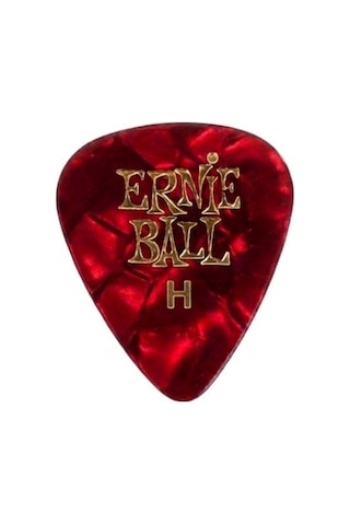 Ernie Ball P09168 Pearloid Heavy Kırmızı Gitar Pena 3 Adet 0,94mm