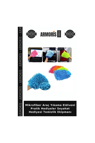 Mikrofiber Araç Yıkama Eldiveni Pratik Hediyeler Seyahat Hediyesi Temizlik Ekipmanı