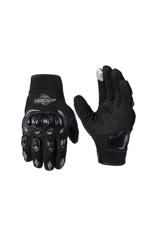 Konesam Bsddp Rh-a0107 Motosiklet Eldiveni Siyah 2xl: 4 Mevsim Nefesli, Çarpma Önleyici, Dokunmatik Ekran Uyumlu Tam Parmaklı