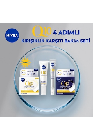 Nivea Q10 4 Adımlı Kırışıklık Karşıtı Bakım Seti
