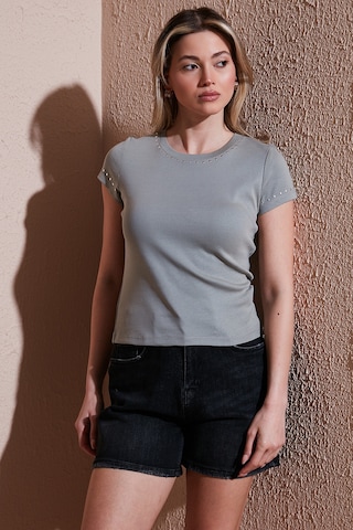 Fashion Friends Bayan T Shirt 25y0523k1 Haki Haki