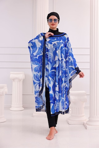 Tarzını Seç Kimono Pareo - Tesettür Pareo - Akdeniz Model 240x135 Cm Çok Renkli
