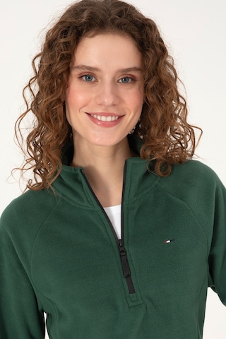 U.S. Polo Assn. U.s. Polo Assn. Kadın Koyu Yeşil Sweatshirt 50316714-vr079 Koyu Yesıl