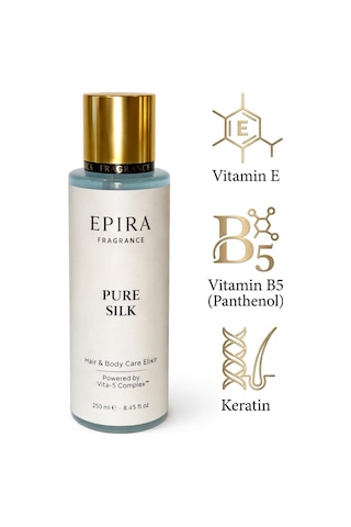 Epıra Pure Silk Besleyici Saç Ve Vücut Spreyi - Vita-5 Complex E, B5 Ve Keratin İle İpeksi Dokunuş Ve Kalıcı Ferahlık 250ml