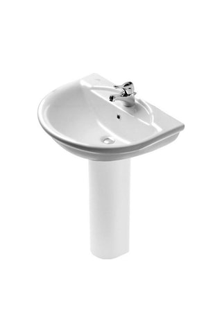 Ideal Standard - Lavabo Batarya Delikli 50x60 Cm Beyaz - G906861-