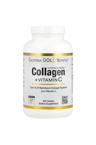 California Gold Nutrition, Hydrolyzed Collagen Kolajen + Vitami