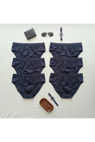 Bonbon Erkek 6'lı Paket Lacivert Renk Slip Bb2785
