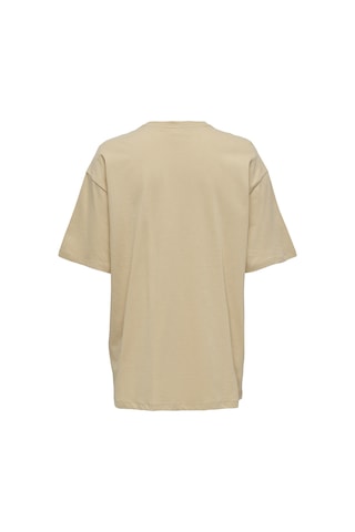 Only Kadın Onlluna Rahat Kesim Bisiklet Yaka T-Shirt 15286655 Cam Camel