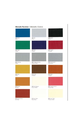 Polisan Sprey Metalik Boya Farklı Renk Seçenekleri