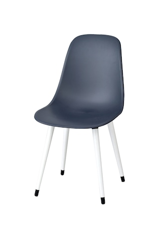 Vilinze Eames Beyaz Ahşap Ayak Plastik Füme Sandalye Eames-beyaz Füme - Beyaz