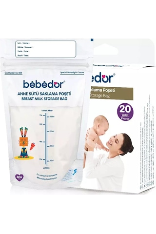 Bebedor 679 Anne Sütü Saklama Poşeti 20 li