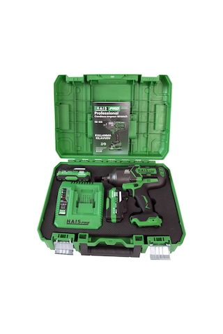 Haispro RB-818 Akülü Somun Sıkma + Haispro 2x4.0AH Akü Set