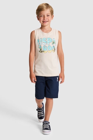U.S. Polo Assn. Erkek Çocuk Bej Pijama Takım 50328674-vr011
