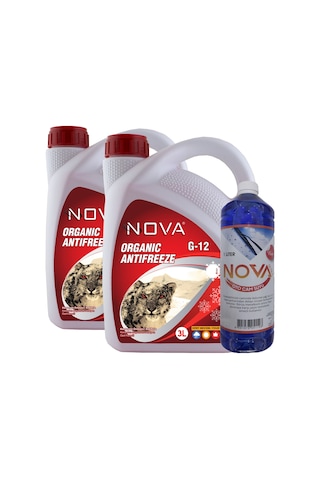 Nova -25 Derece Kırmızı Antifriz 3 3 Litre Cam Su