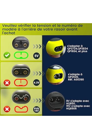 Philips Qp2734 İle Uyumlu 5v Usb Şarj Kablosu