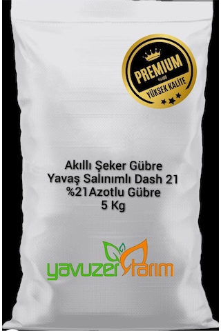 Akıllı Şeker Gübre Yavaş Salınımlı Şeker Dash %21 Azotlu Gübre 5k