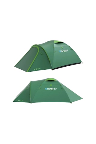 Husky Bızon 4 Kısılık Yesil Kamp Cadır Mout Yeşil