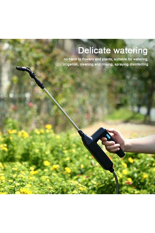 Gajeena 7.4v Yüksek Güçlü Şarjlı Püskürtme Tabancası - 2000mah Pil, 5m Hortum, Ayarlanabilir Uzunluk 32-60cm