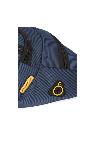 Newish Polo Erkek Usb Kulaklık Çıkışlı Crossbody Çapraz Göğüs Omuz Ve Bel Çantası New328 Lacivert