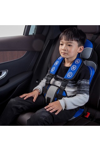 Neevoyu 3-12 Yaşlar İçin Taşınabilir Bebek Arabası Yastığı - Göl Mavisi Büyük Boy, Kol Saati Kumaşı, Kolay Kuruluma Ve Temizlenmeye Uygun