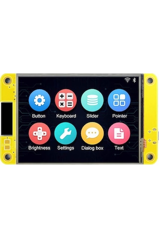 Esp32-2432s028r 2.8 İnch Rezistif Dokunmatik Tft Lcd Modül 240x320 Pixel Rgb Led Ldr Usb Uart Io Se