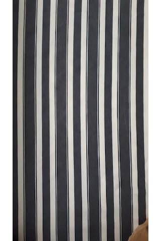 Ceylan Home Balkon Demiri Perdesi Bağcıklı Gri Beyaz 650x80 Gri - Beyaz