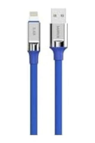 3.4a Lightning Şarj Ve Data Kablosu Mavi Sc-64
