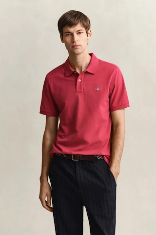 Gant Erkek Kırmızı Regular Fit Logolu Polo Yaka T-shirt-14704