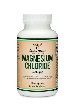 Double Wood Magnesium Chloride Cloruro De Magnesio 180 Caps...