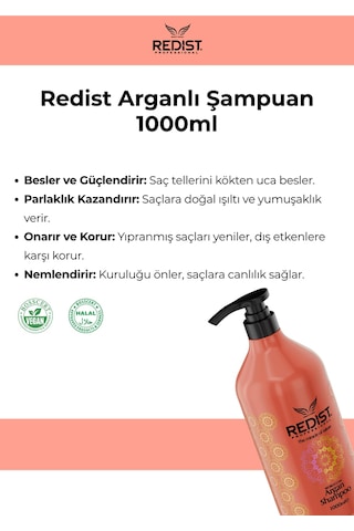 Redist Argan Şampuan 1 L