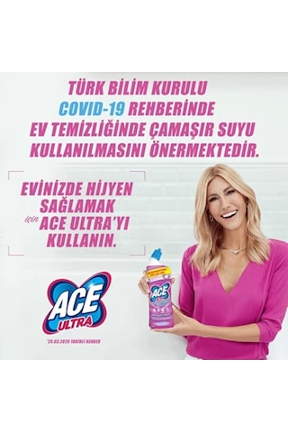 Ace Ultra Power Jel Kıvamlı Çamaşır Suyu Okaliptus 810g X 3 Adet Diğer