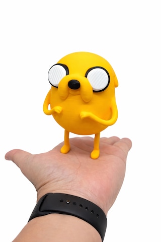 Jake The Dog Figür Adventure Time Karakter Figürü Dekoratif 3d Baskı Koleksiyon Figürü 0