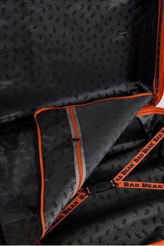 Bad Bear Logo Suitcase 23.01.80.001g Gri Büyük Boy Tekerlekli Abs Valiz 95 Lt. Gri