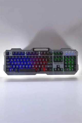 Oyuncu Klavyesi Q Klavye Rgb Işıklı Mouse Hediyeli Diğer