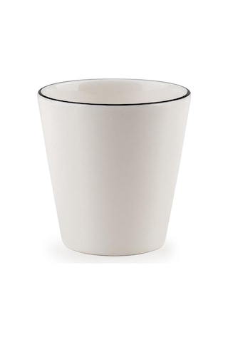Kütahya Porselen Bone Ekin Mug Bardak 2 Parça Siyah Fileli Çok Renkli