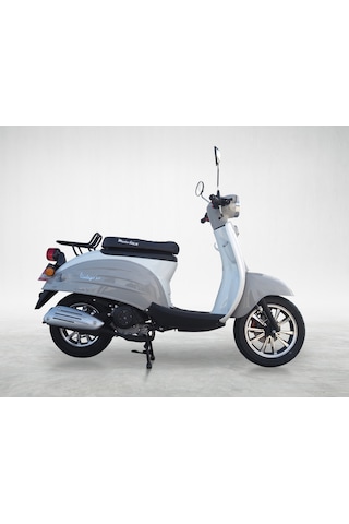 MOTOLUX VİNTAGE 50cc SCOOTER MOTOSİKLET - Gri