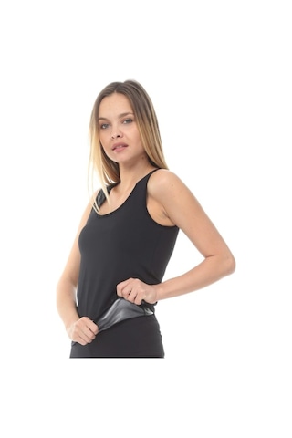 Multiflexpro Kadın Siyah Polimer Tayt Ve Atlet Takım