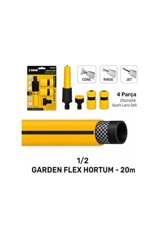 Sgs Sgs4364 Gardenflex Hortum 20mt 4 Prç.lans Set