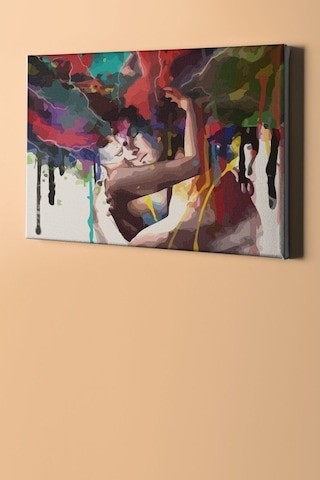 Webstyle Sayılarla Boyama Seti Kasnaklı Aşk-ı Derun 40 X 50 Cm