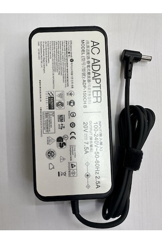 Notebook Adaptörü 20 Volt 7.5 Amper 6.0 Mm 3.7 Mm Notebook İğneli Adaptör