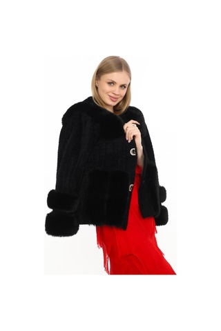 Italyan 2 Beden İnce Gösteren Kat Kat Kolsuz Ipek Elbise-8769 Tam Kırmızı