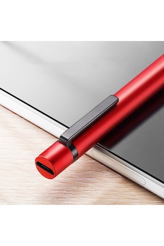 Dux Ducis Palm Rejection Pencil Capacitive Stylus Pen Kapasif Kalem Kırmızı